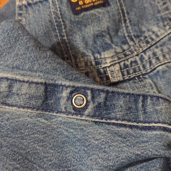 Oshkosh bgosh vintage denim blue overalls size 4T - Picture 5 of 8
